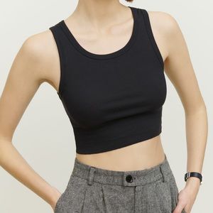 Reformation Adel Tank Top | Black | Size S